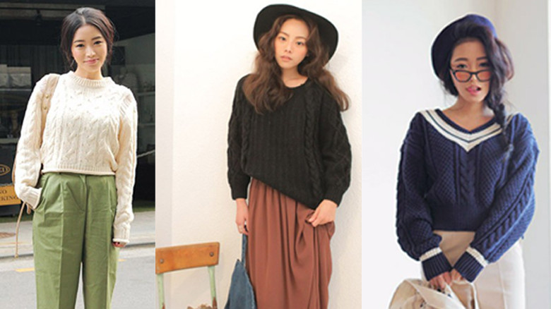 Xuân luôn mốt với len vặn thừng