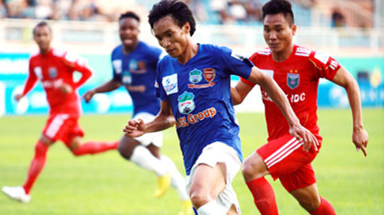 Mùa trước Gốm đã từng ngã khụy với tỷ số 0-2 trong lần lên thăm phố núi. Ảnh: Minh Trần.