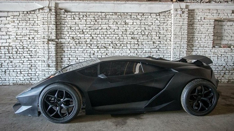 'Phù phép' sắt vụ thành... siêu xe Lamborghini