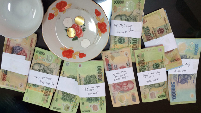 Tang vật vụ án bị công an thu giữ