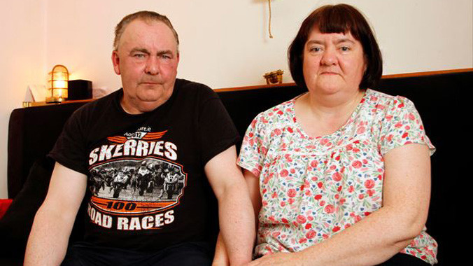 Vợ chồng Stephen và Catherina. Ảnh: Declan Masterson.