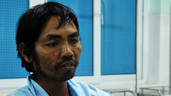 Rơ Châm Hinh vẫn chưa hết bàng hoàng. Ảnh: N.Giác/Zing