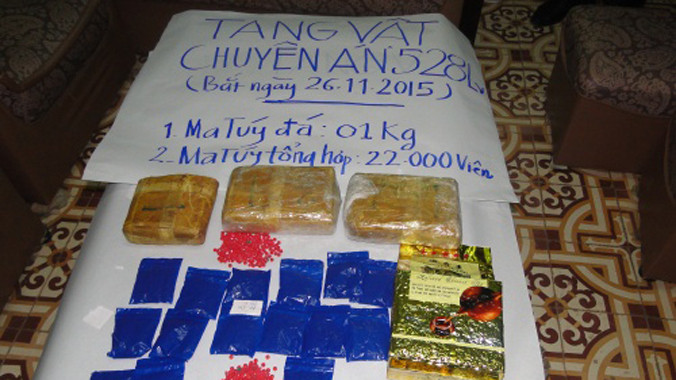 Tang vật vụ án. Ảnh: Đức Trí/VnExpress
