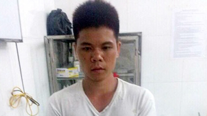 Tang Yuan Xun khi vừa bị bắt. Ảnh: Công an cung cấp