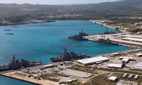 Căn cứ Guam của Mỹ ở Thái Bình Dương. Ảnh: Reuters.