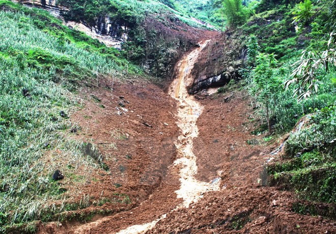 Mưa lớn ở Hà Giang: 1 người mất tích, một số tuyến đường bị sạt lở