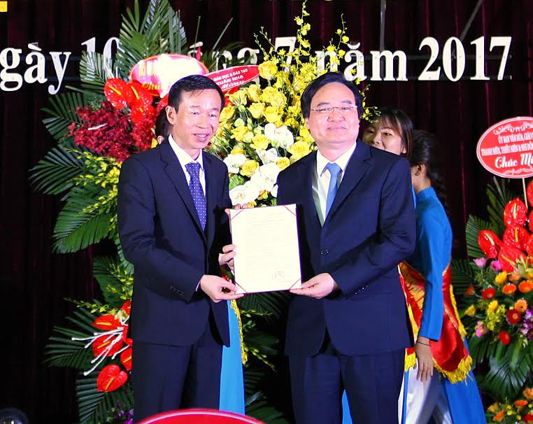 GS. Nguyễn Văn Minh được bổ nhiệm lại Hiệu trưởng ĐH Sư phạm Hà Nội