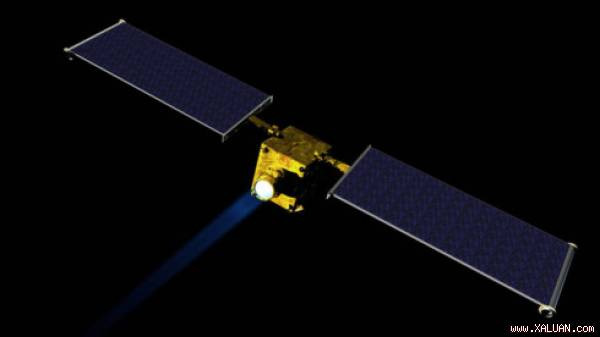 Mô hình Tàu vũ trụ đánh chặn tiểu hành tinh Dart. Ảnh: internet. 