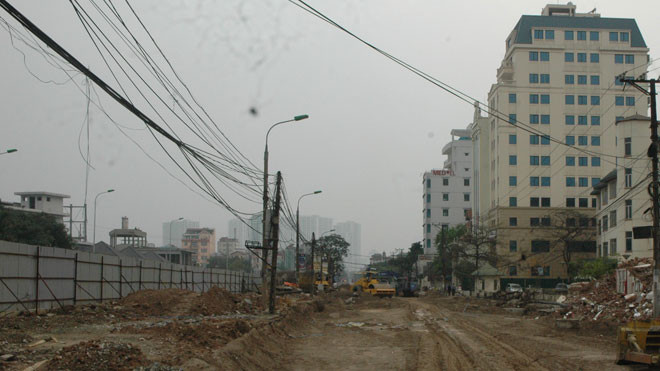 Khu vực nhà ở, xây dựng cho thuê của các tướng lĩnh quân đội. ảnh: sỹ lực