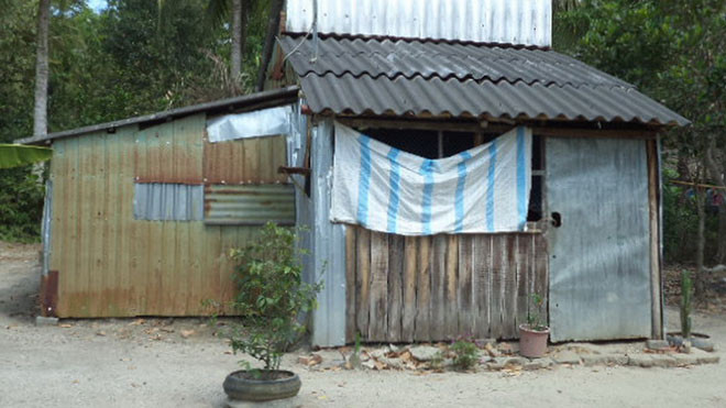 Nơi ở và gây án của Phong. ẢNH: XUÂN LƯƠNG