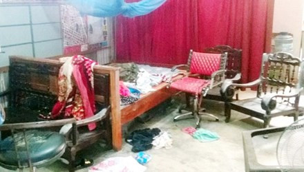 Hiện trường diễn ra vụ cướp táo tợn. Ảnh: Người lao động