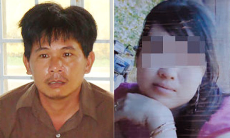 nghi can Nguyễn Văn Trung và di ảnh chị Nguyễn Thị Liên