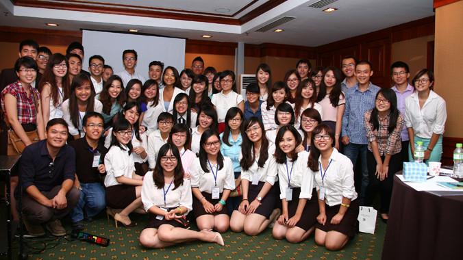 Các thủ lĩnh trẻ tham gia hội nghị