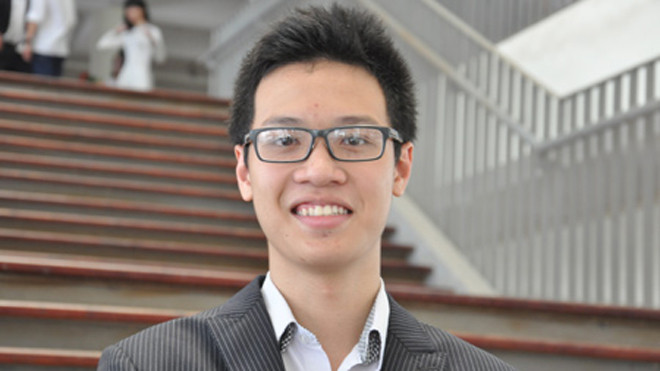 Bạn Nguyễn Danh Tín. Ảnh:Văn Chung (VietNamNet)