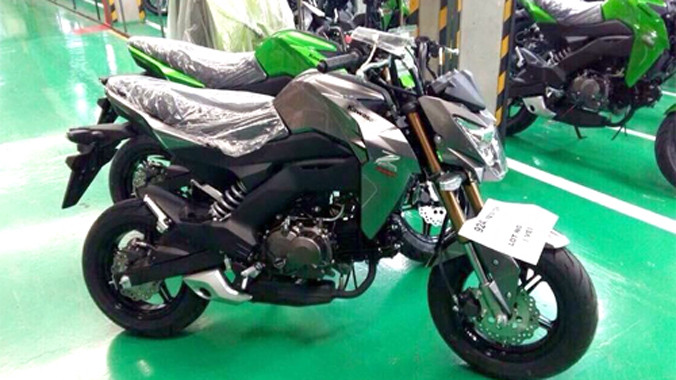 Ảnh đầu tiên về Kawasaki Z125 - đối thủ của Honda MSX 125.