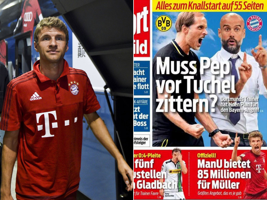 Bị Chelsea nẫng tay trên Pedro, Man Utd quay sang tiếp cận Muller.