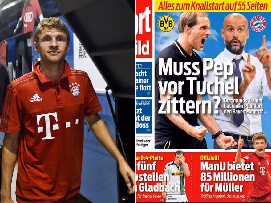 Bị Chelsea nẫng tay trên Pedro, Man Utd quay sang tiếp cận Muller.