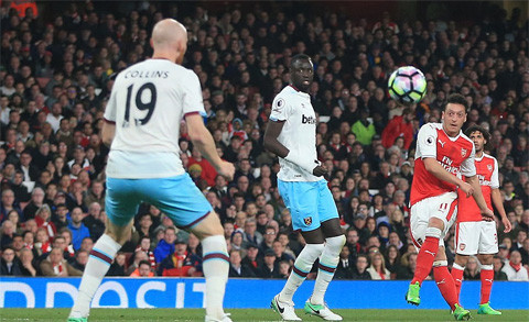 Vùi dập West Ham, Arsenal tìm lại niềm vui chiến thắng