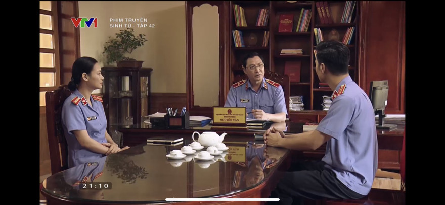 Huy (Mạnh Trường) bị đâm đơn vu cáo dung túng cho người nhà