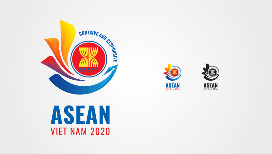 Hoa sen cách điệu được chọn làm logo chính của ASEAN 2020