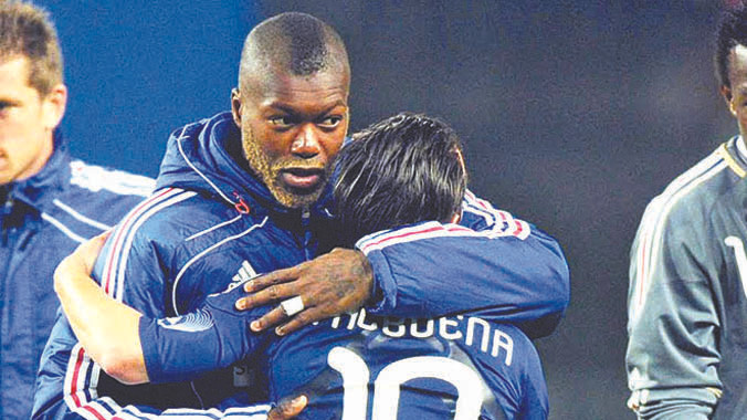 Cisse và Valbuena khi còn chơi chung trong màu áo Marseille.