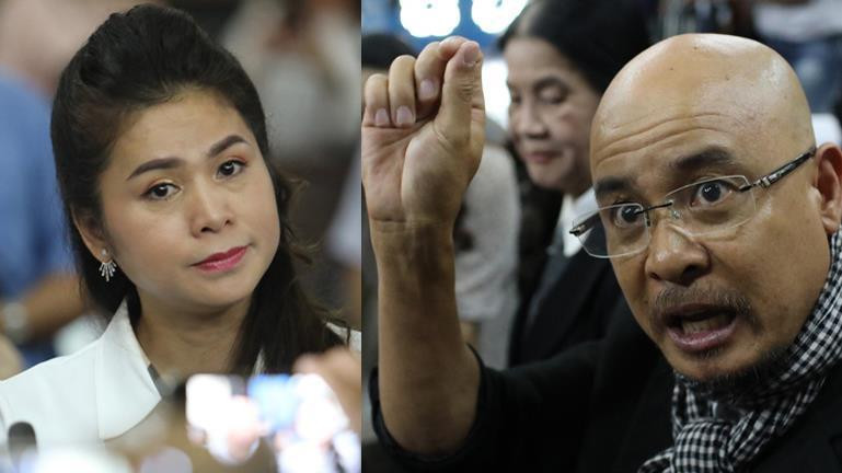 Bà Thảo và ông Vũ trong lần tham gia phiên tòa trước đây. Ảnh: Tân Châu