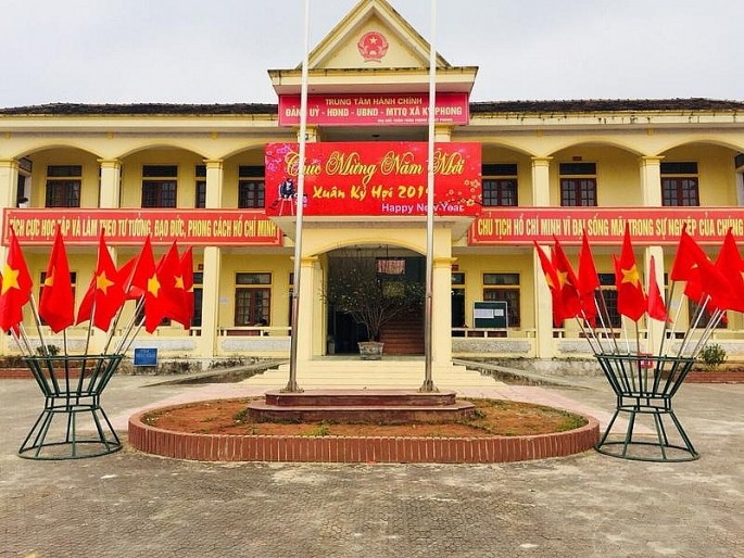 Trụ sở UBND xã Kỳ Phong.