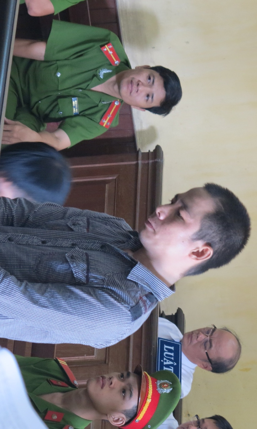 Ngọc tại tòa phúc thẩm. Ảnh: Đông Sơn.