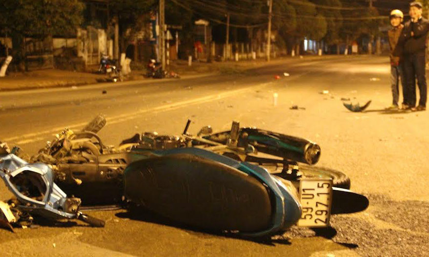 Vụ tai nạn khiến 1 người chết tại huyện Cư M’gar đêm mùng 2 Tết.