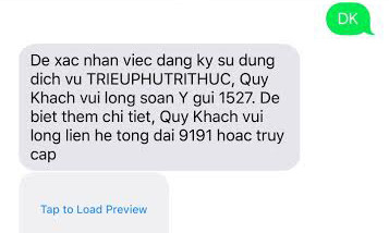 Thuê bao Vinaphone sẽ phải thực hiện xác nhận kép để đảm bảo không bị các dịch vụ giá trị gia tăng “móc túi” ngầm.