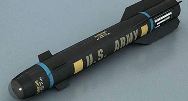 Mô phỏng tên lửa bị thất lạc của quân đội Mỹ. Ảnh: Sputnik.