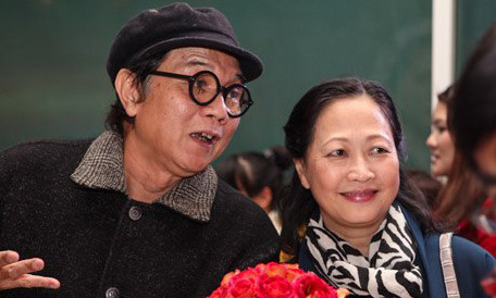 Vợ chồng nhiếp ảnh gia Nguyễn Hữu Bảo - NSND Như Quỳnh. Ảnh gia đình cung cấp.