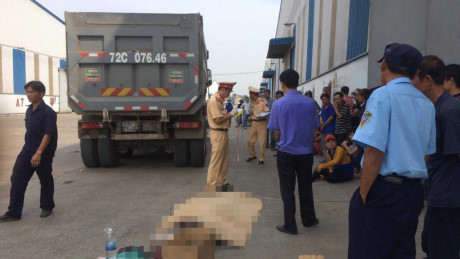 Hiện trường vụ việc.