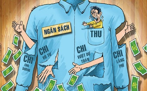 Ngân sách nhà nước: Thu được 3 đồng thì tiêu mất 2 đồng. Ảnh minh họa: KT.
