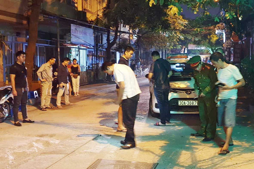 Hiện trường vụ việc.