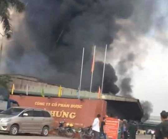 Hiện trường vụ cháy.