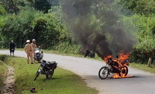 Hiện trường vụ việc.