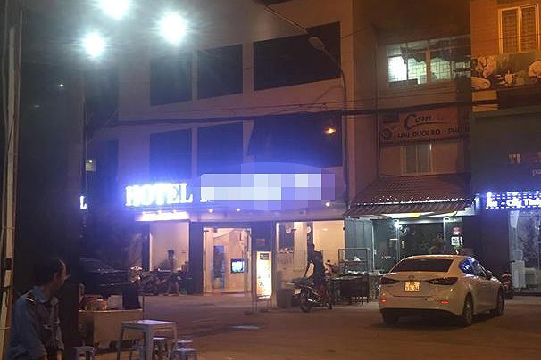 Nhà nghỉ H.T nơi xảy ra vụ việc.