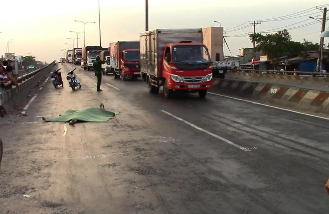 Hiện trường vụ tai nạn.