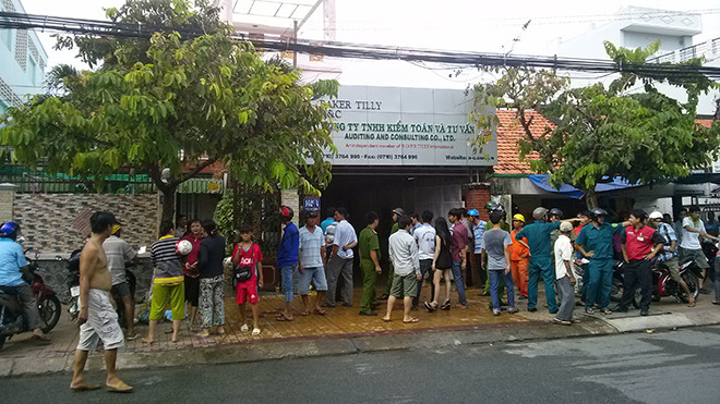 Hiện trường vụ cháy. Ảnh: Hòa Hội