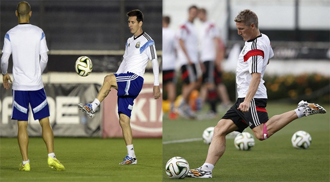 Xem Đức và Argentina “luyện công” chiến chung kết 