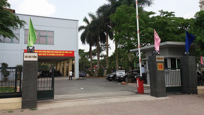 Trụ sở Báo Giao Thông. Ảnh: CTV T.H