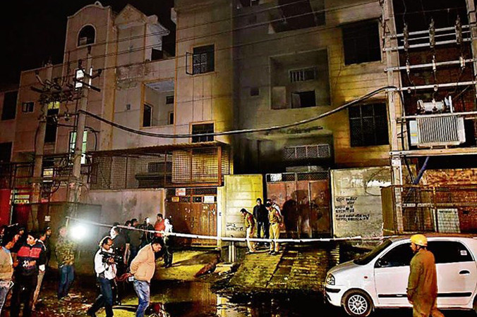 Khu vực hiện trường vụ cháy. Nguồn: HT Photo.