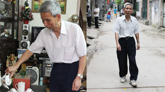 Ông Nguyễn Khắc Chương với những hoạt động mỗi ngày. Ảnh: BV Quảng Châu Cung Cấp