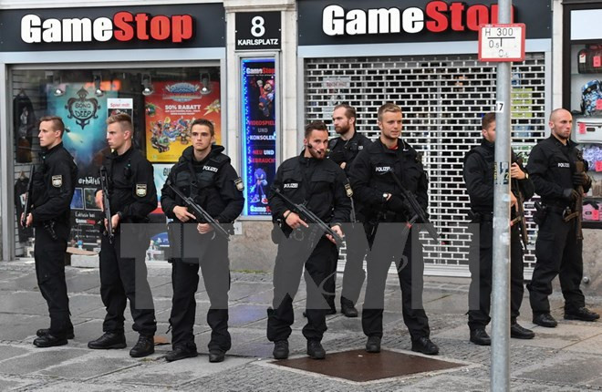 Cảnh sát đặc nhiệm Đức. (Nguồn: EPA/TTXVN)