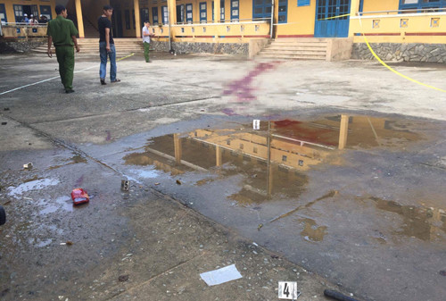 Hiện trường án mạng. Ảnh: VnExpress.