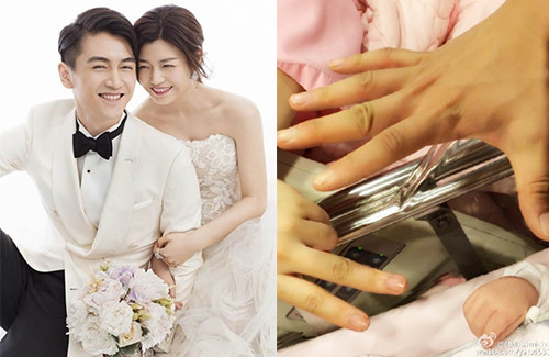 Vợ chồng ‘Tiểu Long Nữ’ Trần Nghiên Hy đón con trai đầu lòng