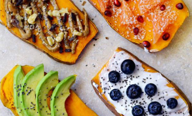 Khoai lang bỏ lò cho bữa sáng hoàn hảo