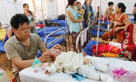 Nạn nhân được cấp cứu tại Bệnh viện.