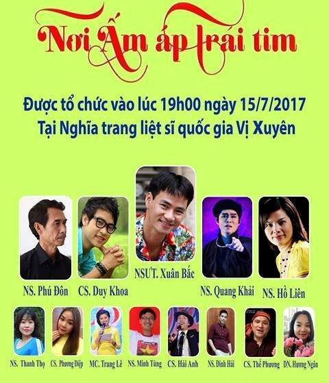 Nghệ sỹ Hà Nội có nhiều hoạt động tri ân tại Vị Xuyên